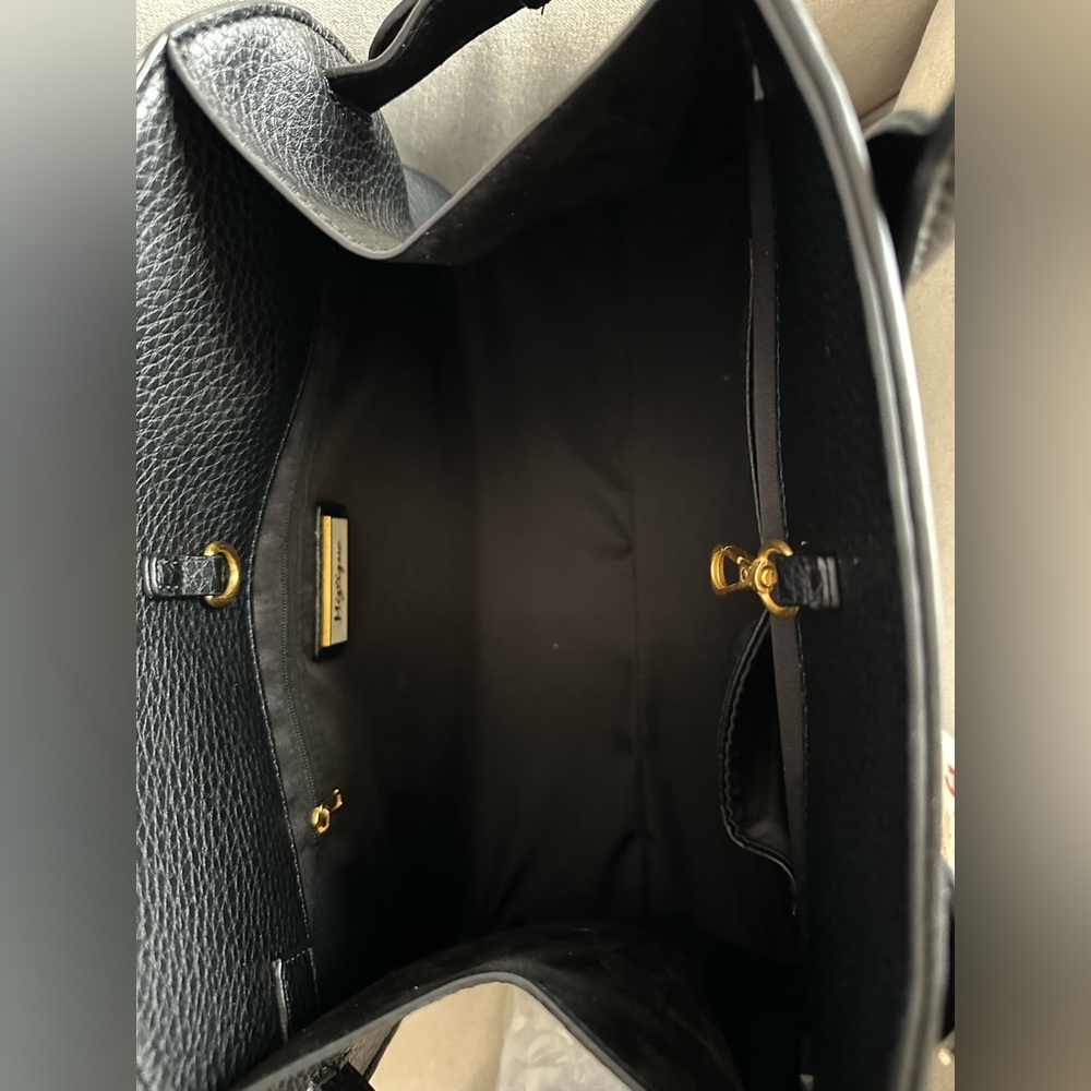Viral on TikTok Miztique Black Satchel Tote with Buckle detail NWT ✨ - Picture 8 of 8